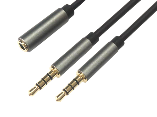 3.5mm audio cable Male X2 to female